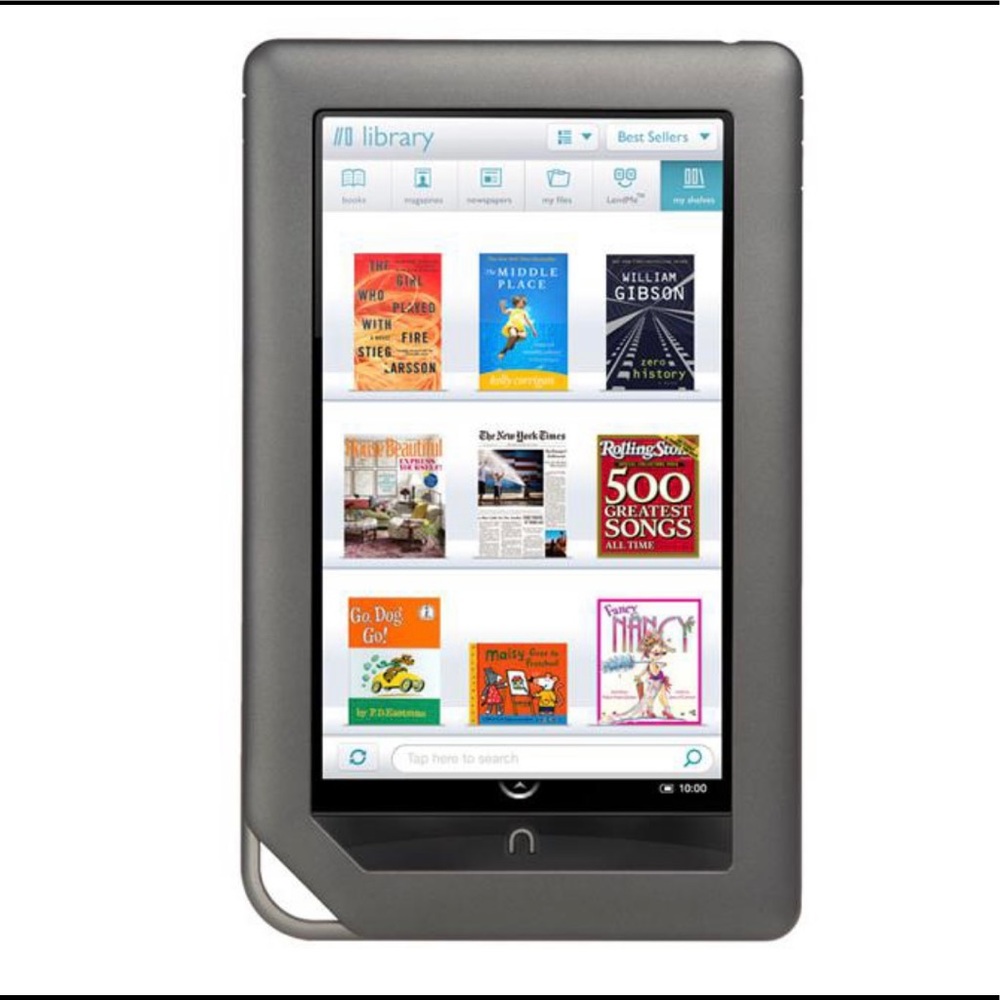 Book Color with case and charger